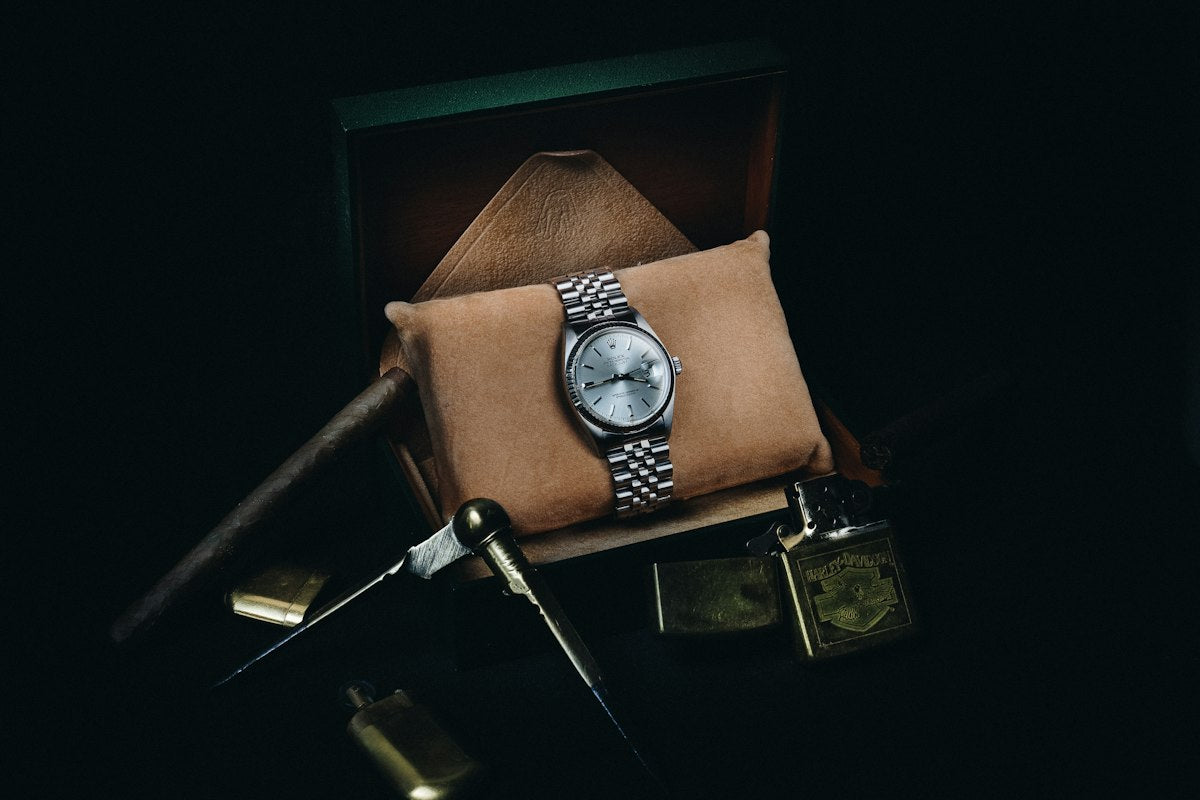 Coffret à montre personnalisable avec gravure - Maison Rouage (visuel d'illustration, sera remplacé par la photo produit réelle)